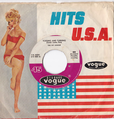 THE IVY LEAGUE -Tossing And Turning / Graduation Day- 7'' 45 Vogue  Records