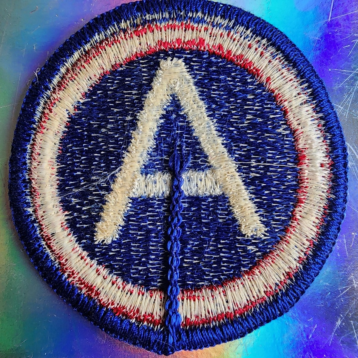 Vintage WWII US 3rd Army Central Third ARCENT Patch Uniform