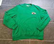 LACOSTE MEN'S GREEN BADGE ORGANIC COTTON SWEATSHIRT SZ 6 XL MADE IN FRANCE