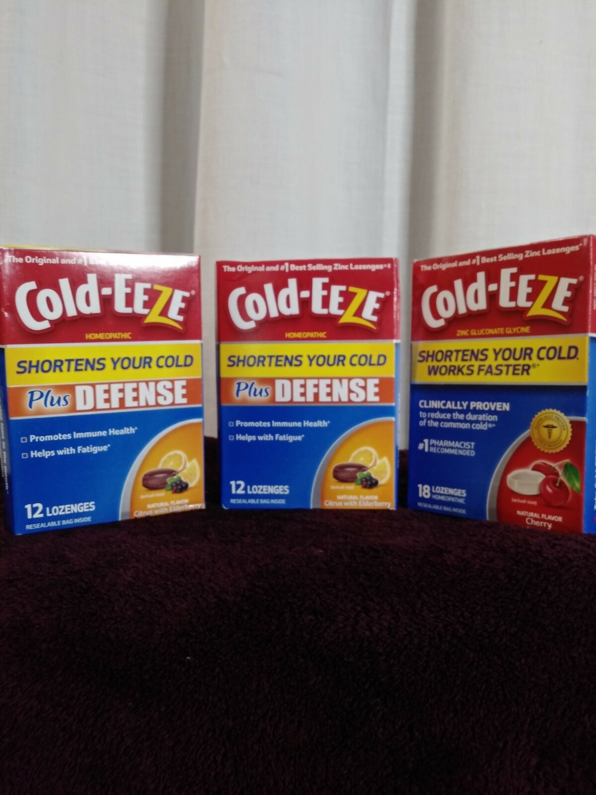 ColdEEZE Zinc Gluconate Glycine Wild Cherry Lozenges 18 Count for