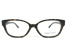 Giorgio Armani Eyeglasses Frames AR 7078 5026 Brown Tortoise Cat Eye 53-16-140