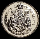 1974 SPECIMEN CANADA 50 Cent Half Dollar Uncirculated Coin SP UNC