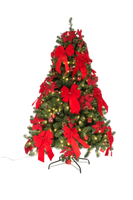 Weihnachtsbaum „Poinsettia“ Weihnachtsdeko Christbaum GeschmüCkt Led 240 Cm Hoch