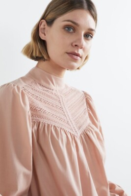 French Connection Lace Detail Top - Size 14 - 5+ items free AU post - NWT