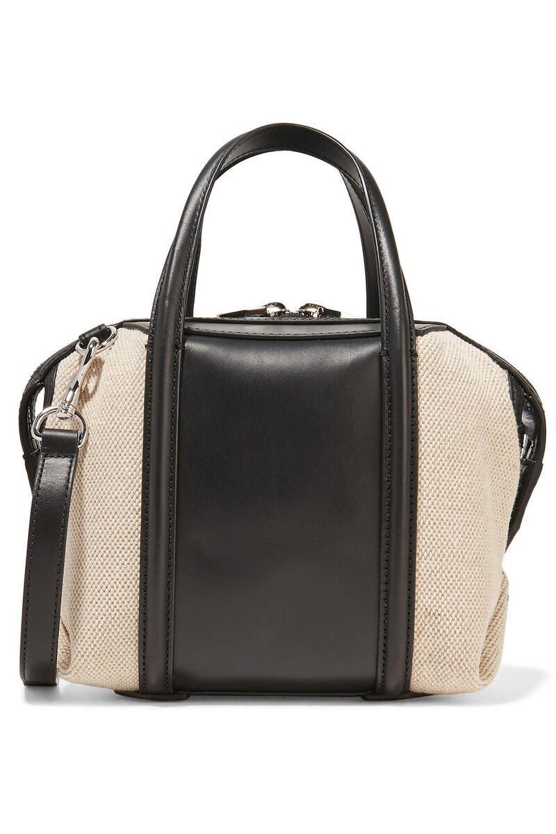 NWT Alexander Wang Emile Mini Leather and Canvas Satchel NWT Alexander Wang Emile Mini Leather and Canvas Satchel