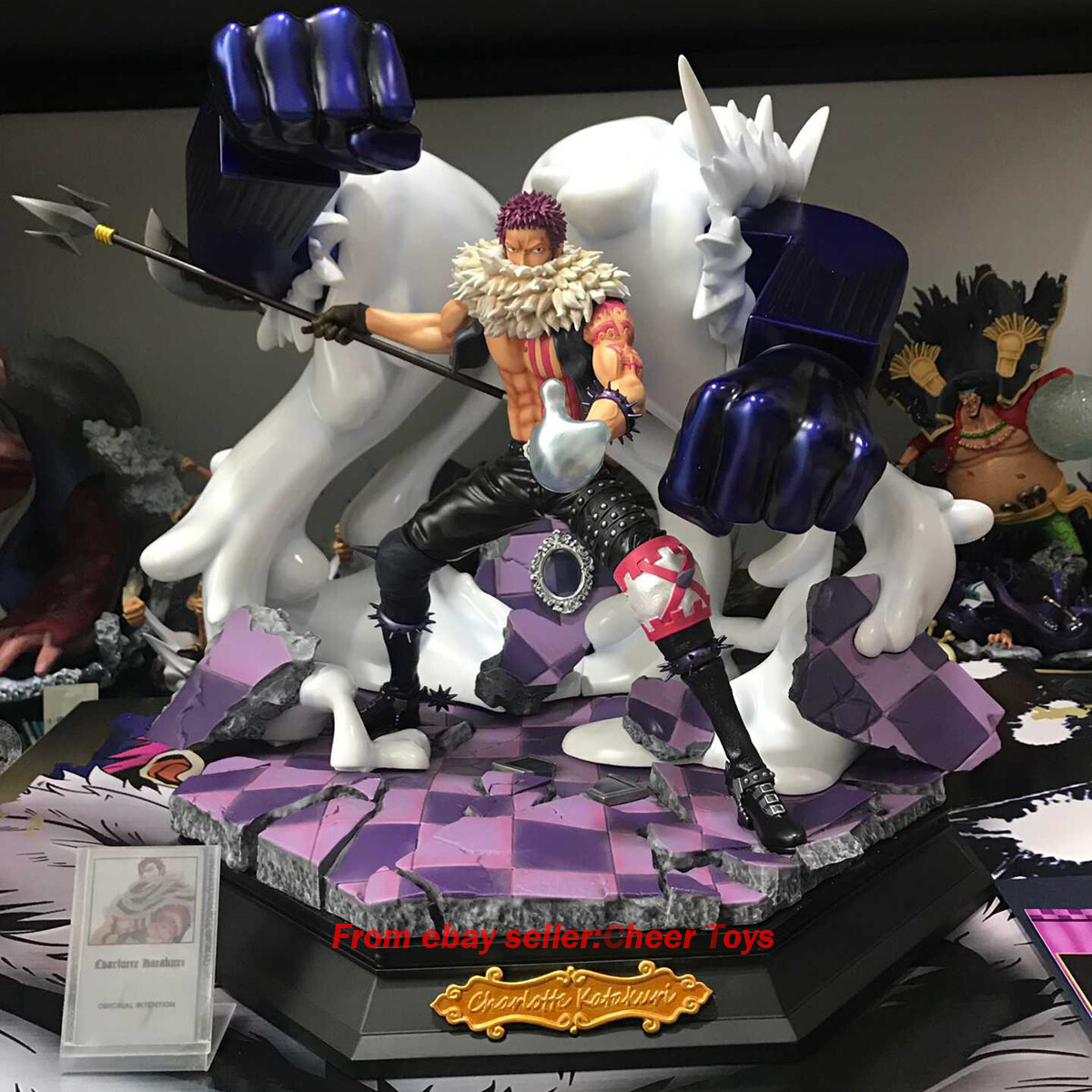 One piece OI Studio 1pcs Katakuri Model Resin GK Dessert three