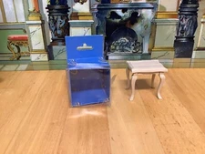 New Unfinished Dollhouse Miniature Sofa End Table - Classics by Handley