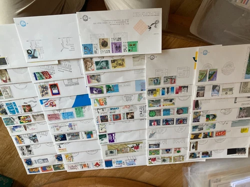 Netherlands 47 diff FDC covers E232-278 complete, 1986-1990 5 whole years