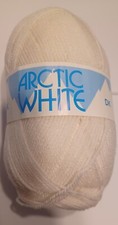 White Yarn Arctic White Dk 100 Acrylic Made In Spain Crafts New Discontinued