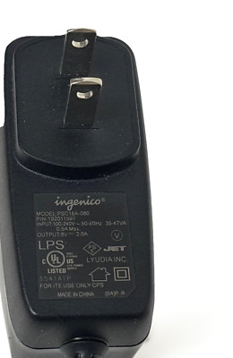 Chargeur Secteur Ingenico Pour TPE - PSC16E-080 - 8V 2A - Réf 192011097 - 100-240V - 1 An De Garantie