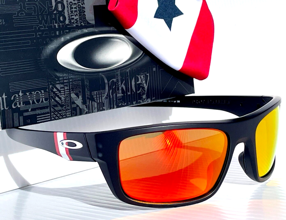 Oakley DROP POINT American Heritage Black POLARIZED Galaxy Ruby