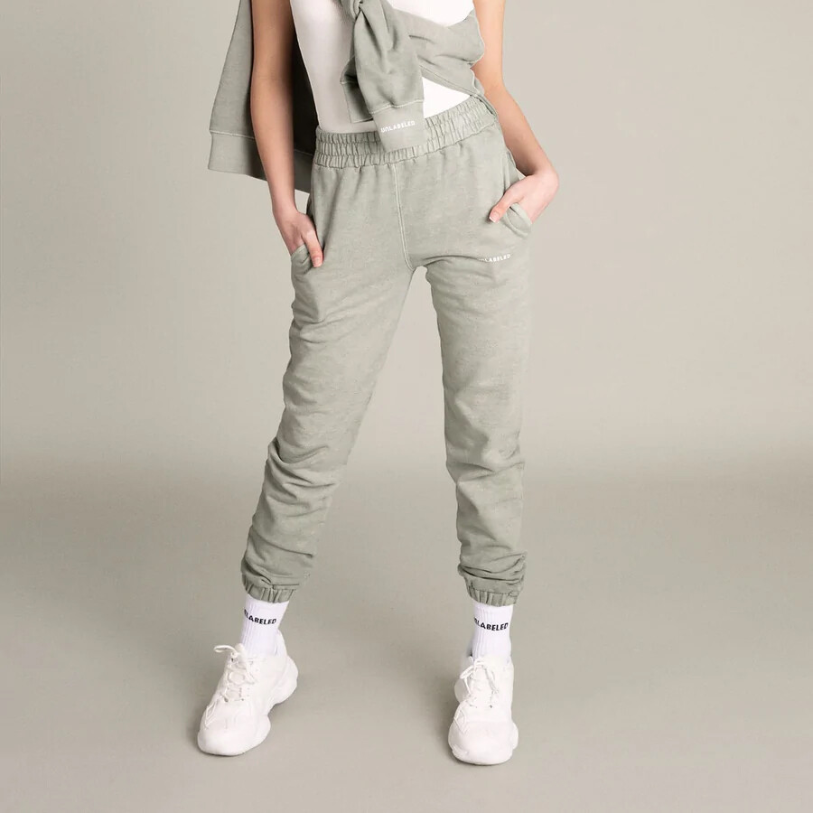 Unlabeled Los Angeles Fleece Unisex Women's Joggers Sweatpants Sage Medium  NWT