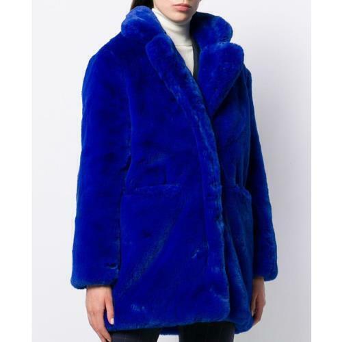 Luxury Women's Faux Fur Short Coats Thicken Lapel collar S-3XL Winter Outwear L - Picture 6 of 17