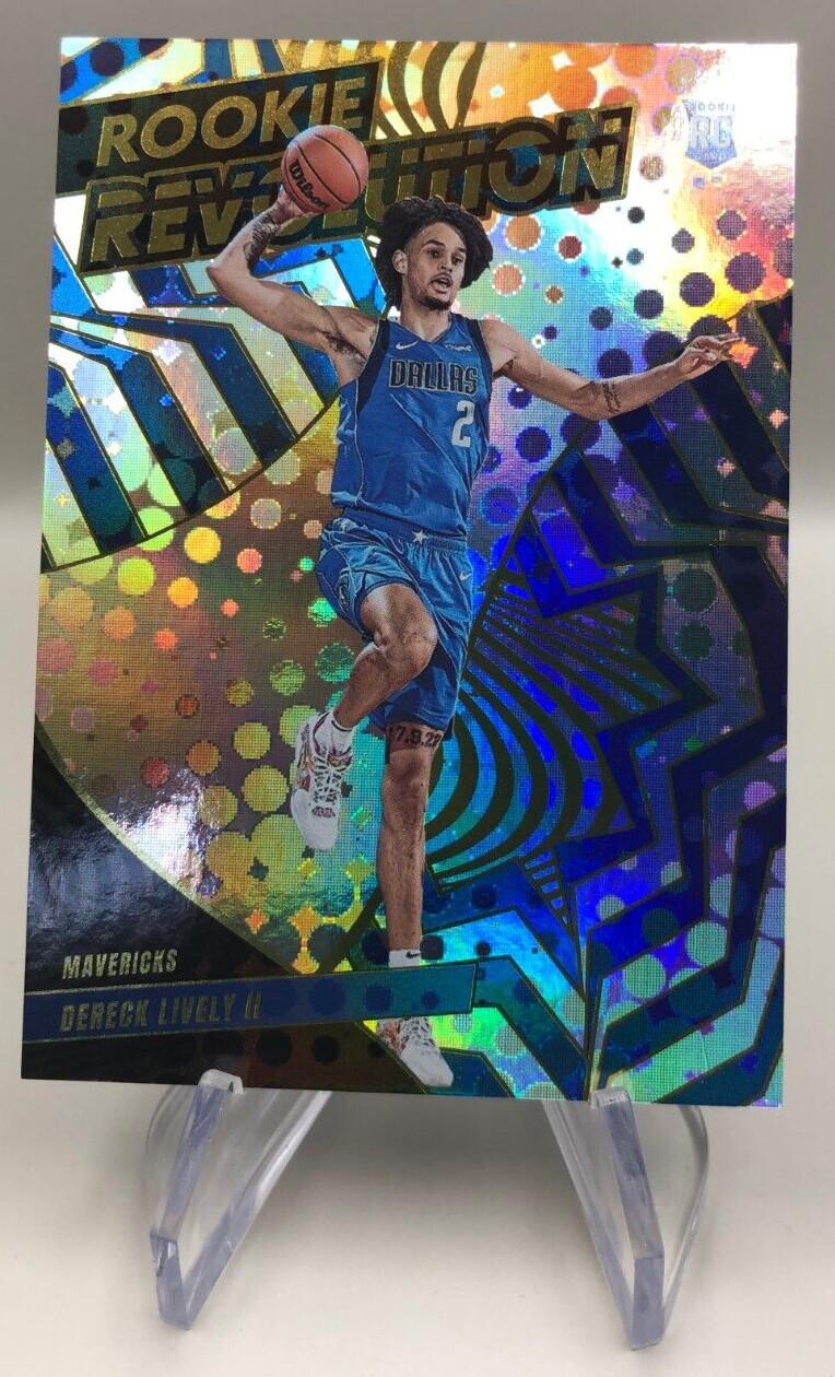 2023-24 Panini Revolution DERECK LIVELY II RC Rookie Revolution Dallas Mavericks