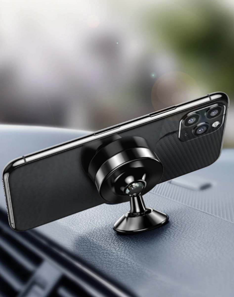 Mini Supporto Magnetico per Telefono, Regolabile, Compatibile con iPhone, con Anello Magnetico, Pieghevole, Indispensabile Per i Viaggi, Adatto ai Vassoi Degli Aerei e Agli Schienali dei Sedili