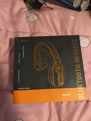 LE-HS012 Basic Headset, Bluetooth Single Ear, Either Ear, Trucker Headset.