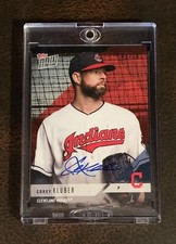 2018 TOPPS NOW #OD-92D COREY KLUBER ROAD TO OPENING DAY AUTOGRAPH # 3/10