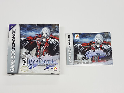 Castlevania Harmony of Dissonance Nintendo Game Boy Advance Box & Manual Only *