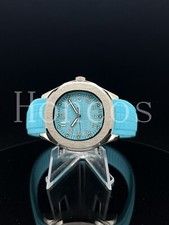 Custom Made MODS Watch with NH35 SKX Movement Aquanaut 5167A PP Style Ice Blue
