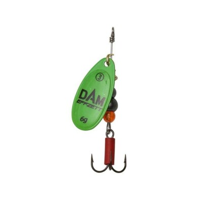 DAM EFFZETT FZ Fluo Spinner Grün verschiedene Größen Köder Kunstköder