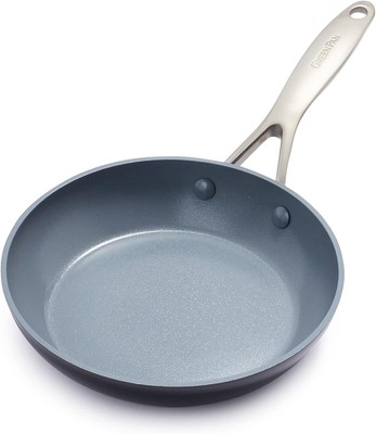 8'' Frying Pan Skillet Healthy Ceramic Nonstick Cooking Induction Dishwasher Safe