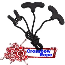 Archery Crossbow Rope Double Handle Cocking Device Cocker Aid String Tool 