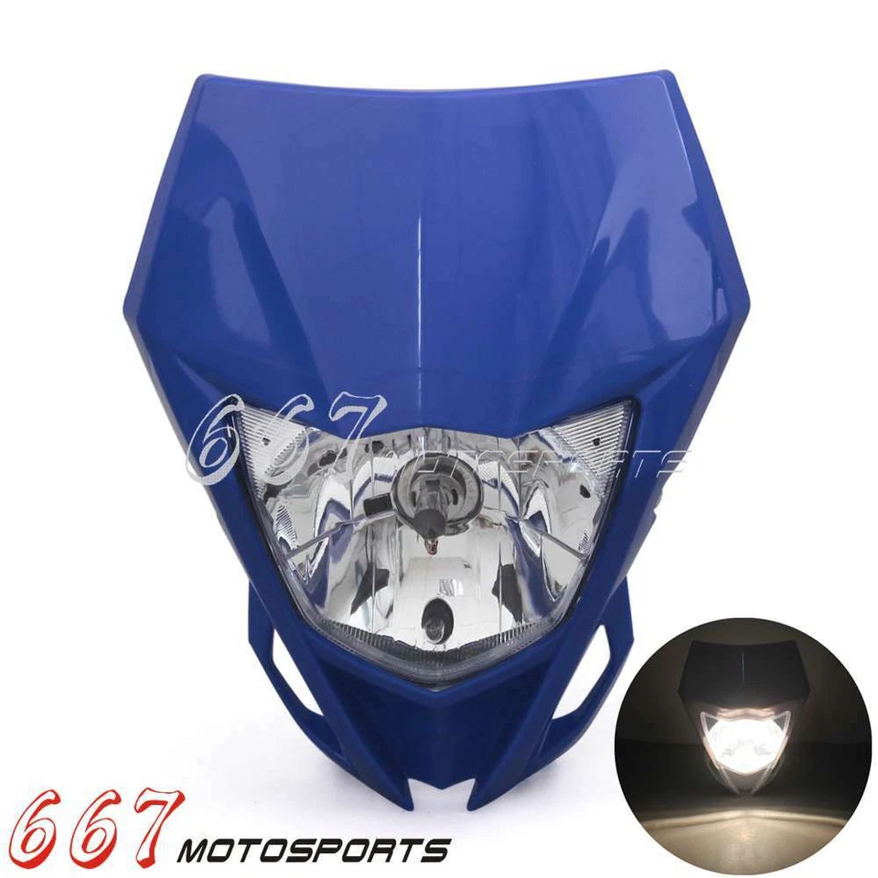 Faro de motocross para Yamaha WR250F WRF YZ YZF TTR 110 125 225 230 250 426 450 Foto 3 de 4