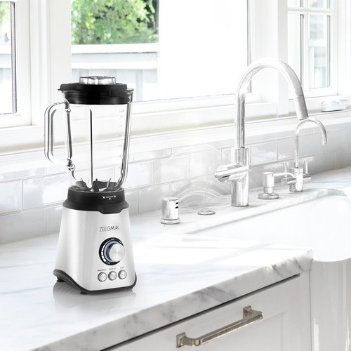 Standmixer 3in1 1600 Watt Edelstahl 1,7L Smoothie Maker Blender Mixer Bpa-Frei - Bild 7 von 12