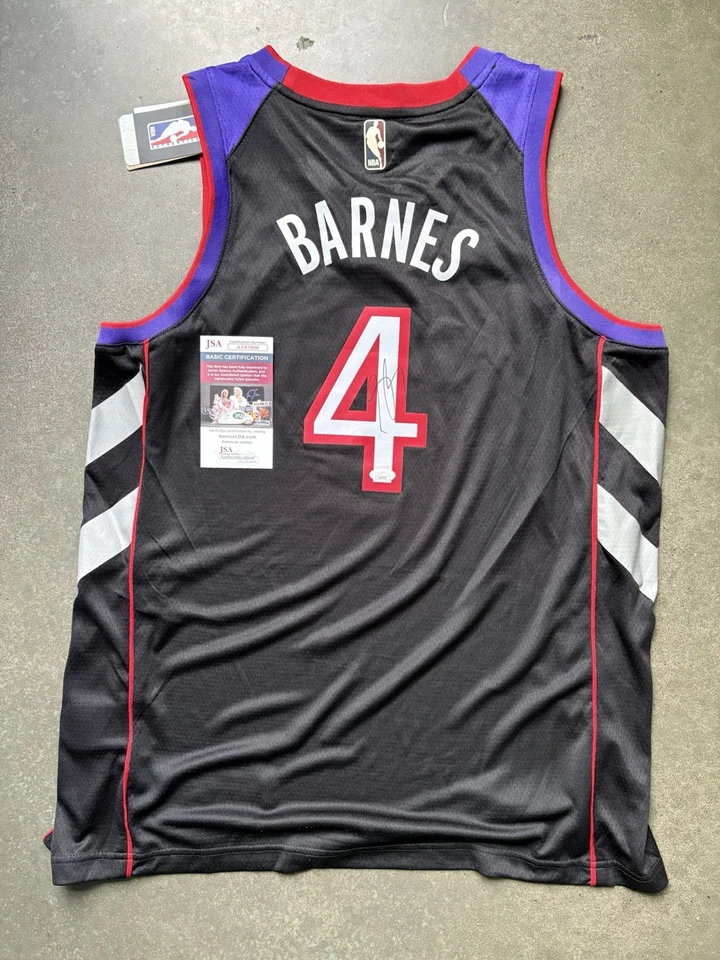 Scottie Barnes Signed Autographed Toronto Raptors Classic Jersey JSA Authentic - Image 2 of 4
