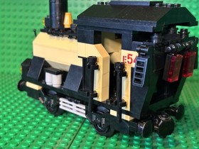 Lego My Own Train Small Sand Tan Engine Locomotive Read Description