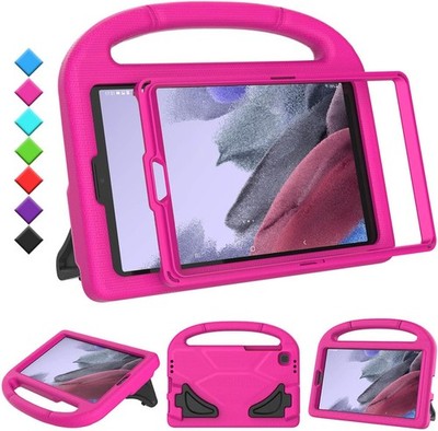 Shockproof Handle Stand Case for Samsung Galaxy Tab A7 Lite 8.7'' Tablet, Pink