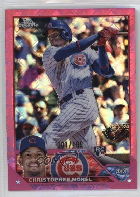 2023 Topps Chrome Logofractor Edition Pink Refractor /199 Christopher Morel 0n64