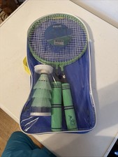 Joyspolt Kids Badminton Set 2 Rackets 3 Birdies Carry Bag New