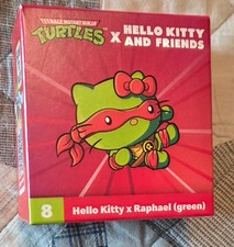 New McDonald  s Happy Meal Ninja Turtles Hello Kitty x Raphael Green 8 Box