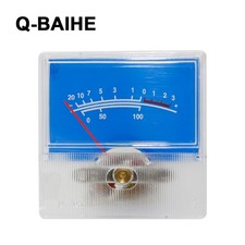 1PC SD-306 Panel VU Meter 250uA 650  40x40mm no lamp Blue panel -20 3dB