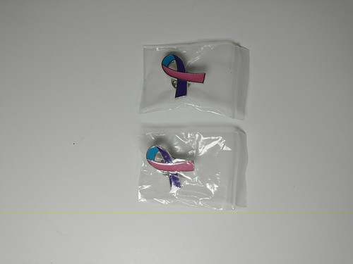 2 Multi Color Awareness Pins - Picture 1 of 2