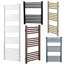 Central Heating Towel Rails Straight York Designer Bathroom Radiators