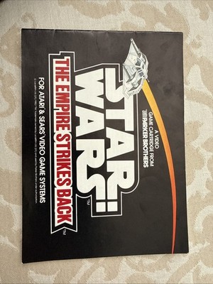 Star Wars Empire Strikes Back Atari 2600 MANUAL ONLY Authentic Original