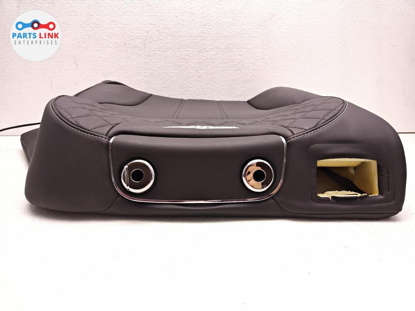 2016-20 BENTLEY BENTAYGA REAR LEFT SEAT BACK TOP CUSHION LEATHER COVER EBONY 636