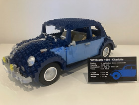 Lego Volkswagen Beetle 10187 Car 100% Complete Set Box Instructions 2008 Rare