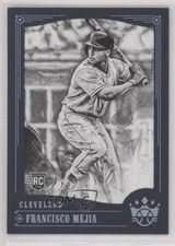 2018 Diamond Kings Black & White Variation Blue Frame Francisco Mejia Rookie RC