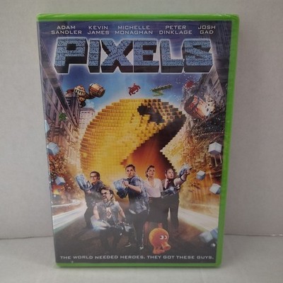 Pixels (DVD, 2015) New/Sealed