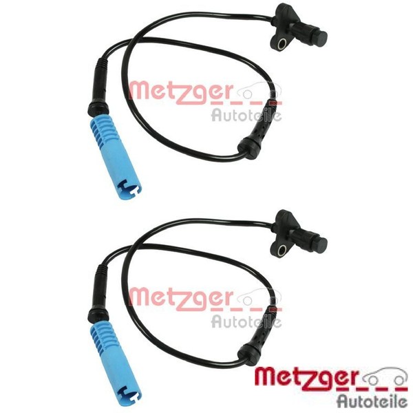 2X Sensor FüR Raddrehzahl Metzger 0900003 2 Sensor Raddrehzahl FüR BMW-image