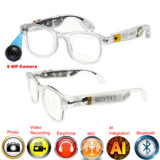 HD Video AI smart glasses with camera and bluetooth and video recording