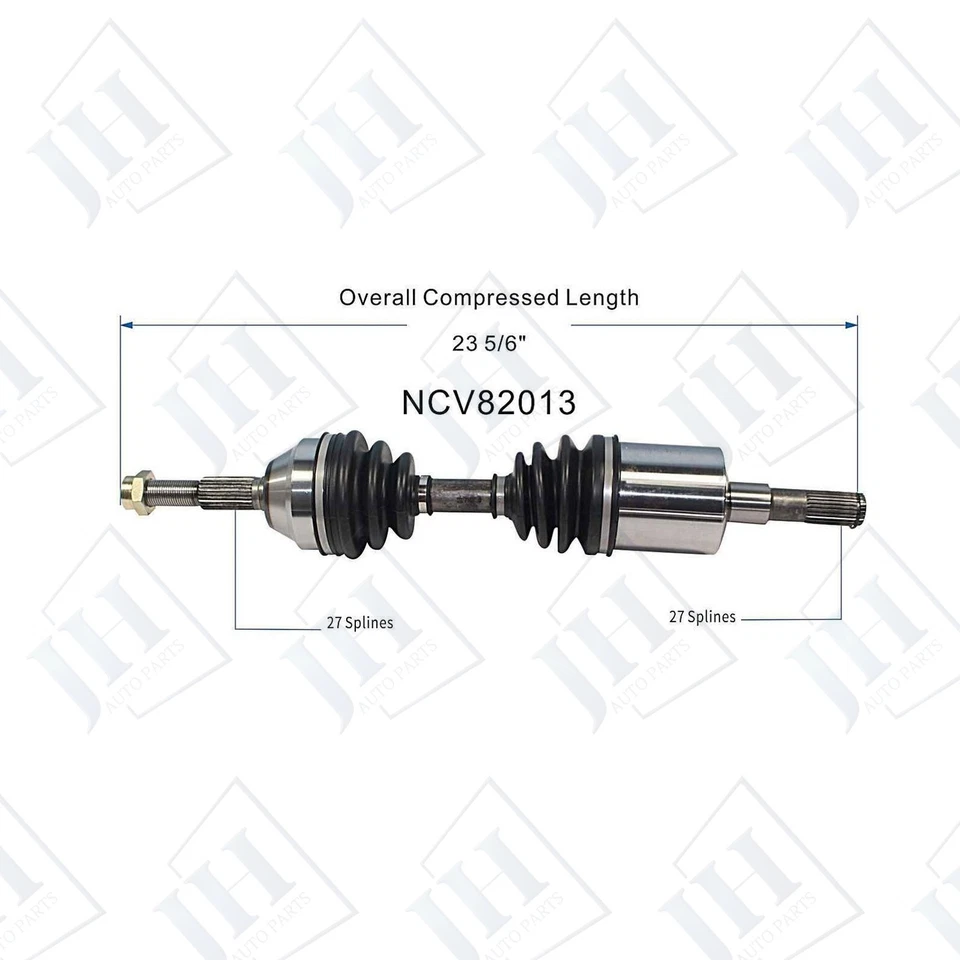 Juego de ejes CV par delantero izquierdo derecho OE para Jeep Liberty L4 2002-2006 tracción trasera 4x4 Foto 2 de 4