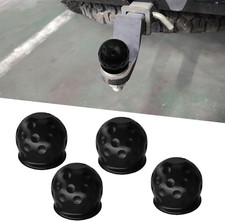 2-Inch Trailer Hitch Cover, 4PCS Rustproof Rubber Towing Ball Protection Cap RV