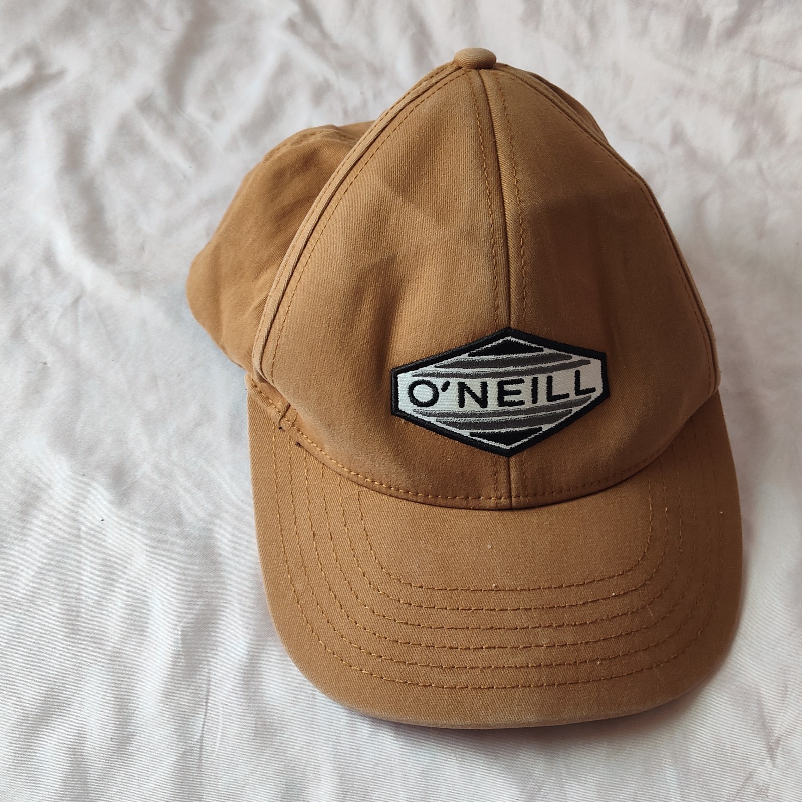 O'Neill Patch Fitted Brown BASEBALL HAT Men L/XL - image 1