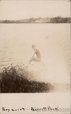 Averill Park, NY New York Swimming Park Original Vintage Real Photo RPPC