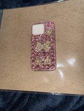 Pink Rhinestone Phone Case