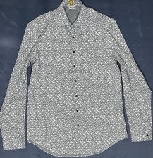 Kenneth Cole Reaction Men's Large Slim Fit Flex Performance Stretch Dress Shirt